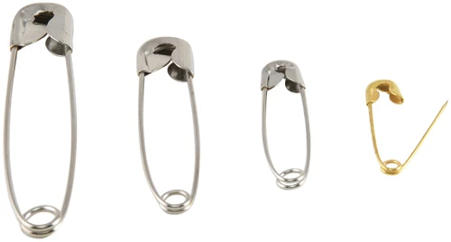 12 Pack - SINGER Safety Pins-Sizes 00 To 3 50/Pkg - 00225