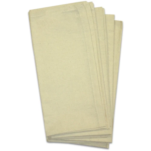 4 Pack - Aunt Martha's Stitch 'em Up Dinner Napkins 20"X20" 4/Pkg-Natural - PKNAP4