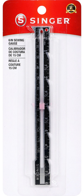 12 Pack - SINGER Sewing Gauge-6" - 00220 - 075691002206