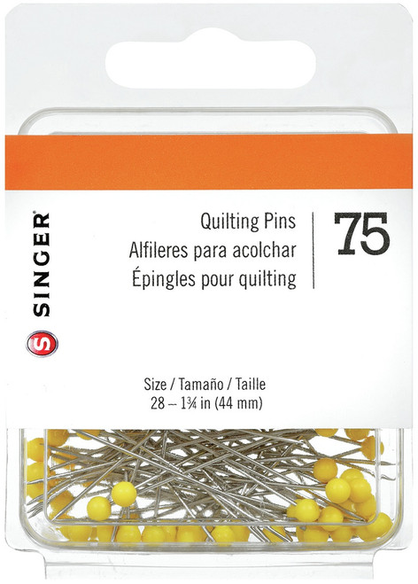 12 Pack - SINGER Quilting Pins-Size 28 75/Pkg - 00351 - 075691003517