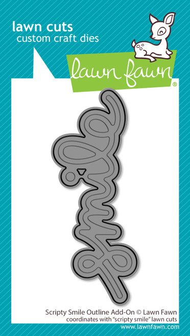 10 Pack - Lawn Cuts Custom Craft Dies-Scripty Smile Outline - 5A003VBV-1HR4S - 783385668392