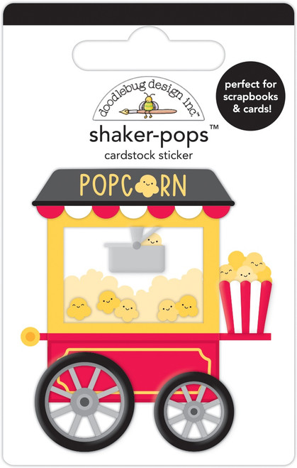 12 Pack - Doodlebug Shaker-Pops 3D Stickers-What's Poppin' - DP7308 - 842715073081