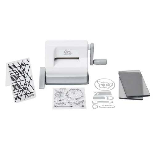Sizzix Sidekick Starter Kit-White & Gray - 5A003S5G-1HP12 - 630454294818