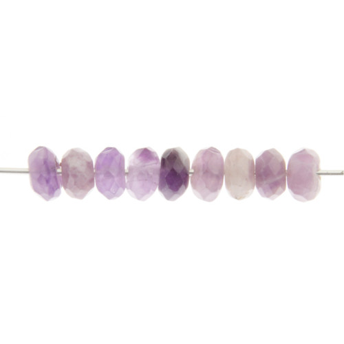 John Bead Semi Precious Dog Teeth Amethyst 6mm 44/Pkg-Purple - 5A003QNJ-1HM0V - 623840937369