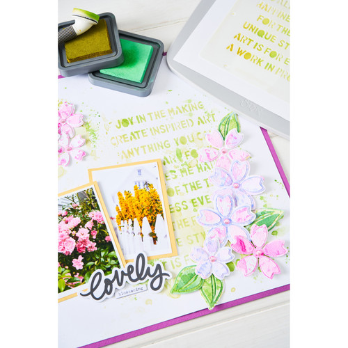 Sizzix Thinlits Die Set 17PK by Vicki Boutin-Stitched Floral - 5A003S5X-1HNZY