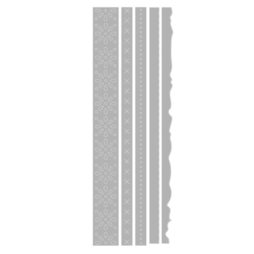 Sizzix Thinlits 5PK Die Set-Page Edges - 5A003S5S-1HP11 Sizzix Thinlits 5PK Die Set-Page Edges - 5A003S5S-1HP11