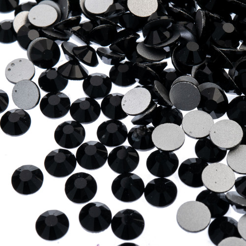 Crystal Lane DIY Flat Back Rhinestones 4.7mm 1440/Pkg-Jet - A5003Q6P-H1KP6