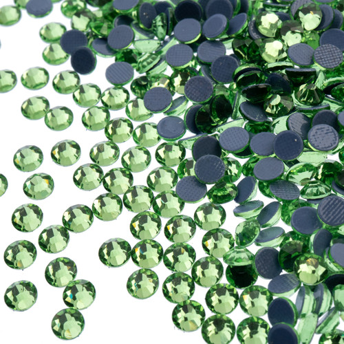Crystal Lane DIY Flat Back Hotfix Rhinestones 4mm 1440/Pkg-Peridot - A5003Q7J-H1KQX