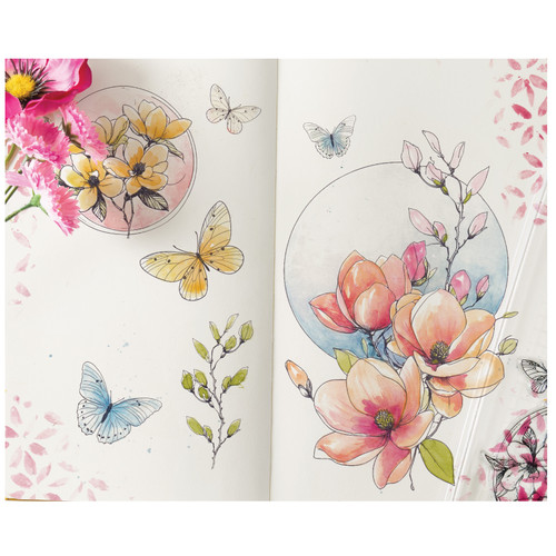 Sizzix Clear Stamps Set By Willow Wolfe 7/Pkg-Magnolia - 5A003DJK-1H9R9 Sizzix Clear Stamps Set By Willow Wolfe 7/Pkg-Magnolia - 5A003DJK-1H9R9