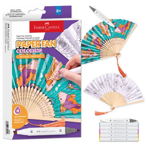 Creative Studio Paper Fan Painting Kit-Koi Fish - 5A003H0J-1HC6J Creative Studio Paper Fan Painting Kit-Koi Fish - 5A003H0J-1HC6J