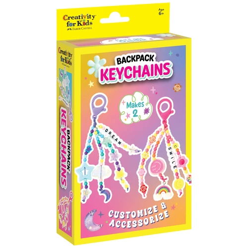 Creativity For Kids Mini Kit -Backpack Keychains - 5A003J8G-1HDGX - 092633323816