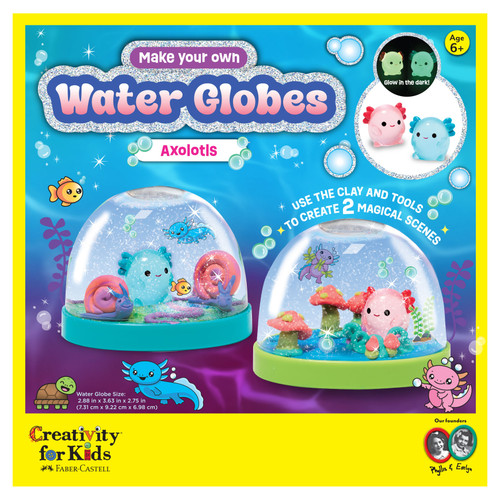 Creativity For Kids Make Your Own Waterglobes-Axolotls - 5A003J8D-1HDGY - 092633325452