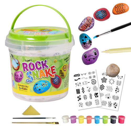 Creativity For Kids Rock Snake Bucket-Rock Snake - 5A003J8Q-1HDH0