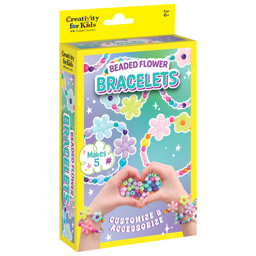 Creativity For Kids Mini Kit -Beaded Flower - 5A003J8H-1HDH1