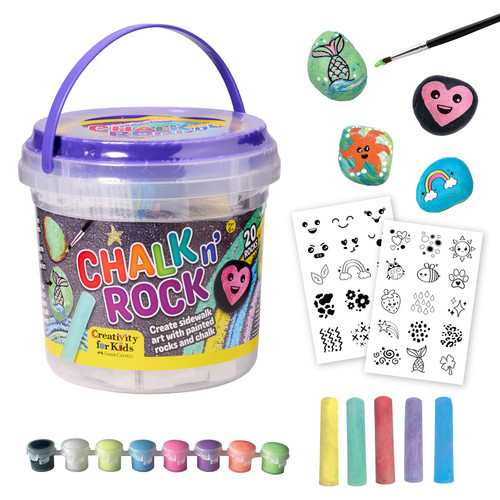 Creativity For Kids Chalk N Rock Bucket-Chalk N Rock - 5A003J8B-1HDH2