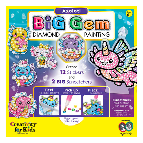 Creativity For Kids Big Gem Diamond Painting-Axolotyl - 5A002G5D-1GHLV - 092633322239
