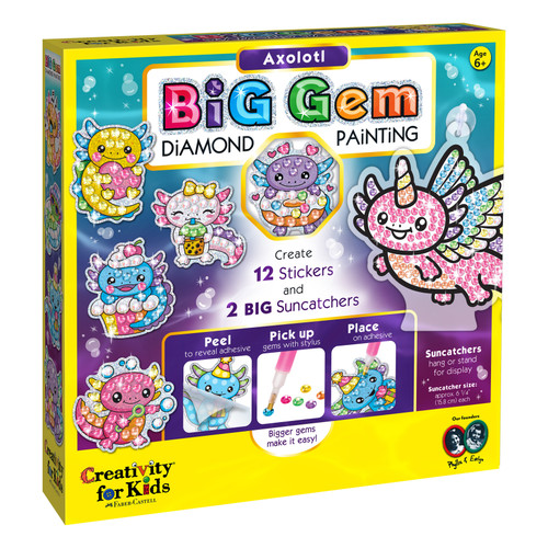 Creativity For Kids Big Gem Diamond Painting-Axolotyl - 5A002G5D-1GHLV