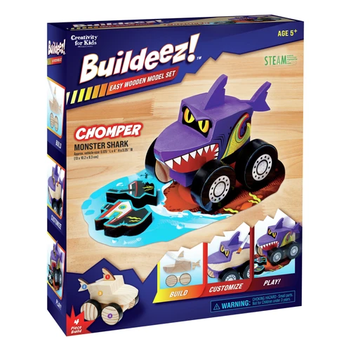 Creativity for Kids Buildeez!(TM) Kit-Monster Shark Chomper - 5A0029Z1-1GDF6 - 092633320808