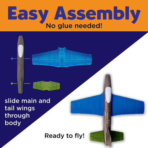 Creativity for Kids Stunt Squadron Kit-Foam Fliers - 5A0029YY-1GDFB Creativity for Kids Stunt Squadron Kit-Foam Fliers - 5A0029YY-1GDFB