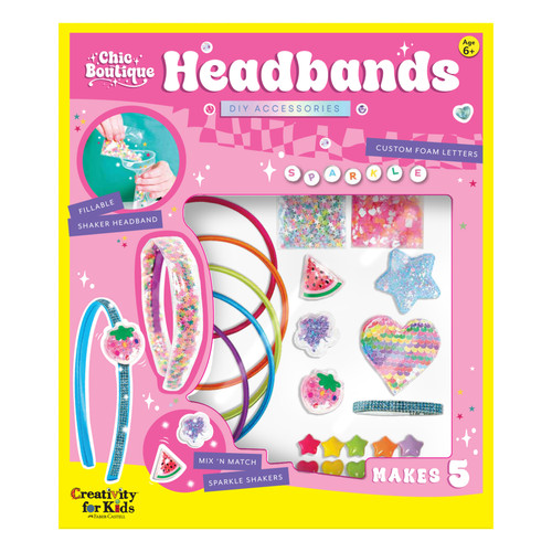 Creativity For Kids Chic Boutique-Headbands - 5A002G58-1GHLT - 092633322413