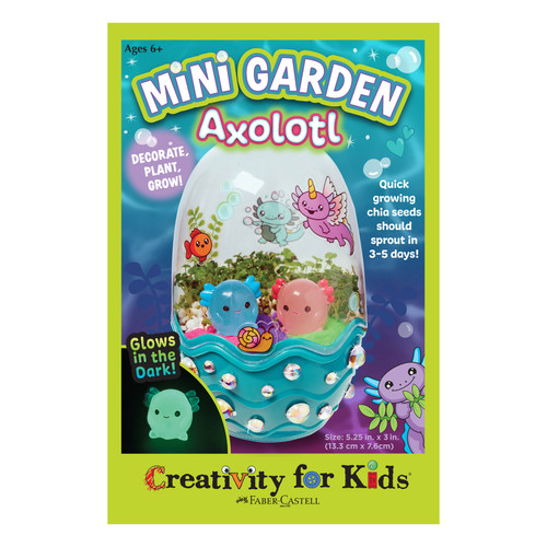 Creativity For Kids Mini Garden-Axolotyl - 5A002G5K-1GHLS - 092633322253