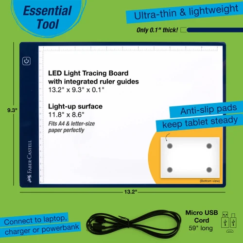 Creative Studio LED Tracing Tablet-11.8"X8.6" - 5A00308N-1H1S7