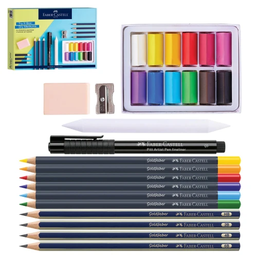 Creative Studio Try It Box-Dry Mediums - 5A00308S-1H1SH - 092633320020