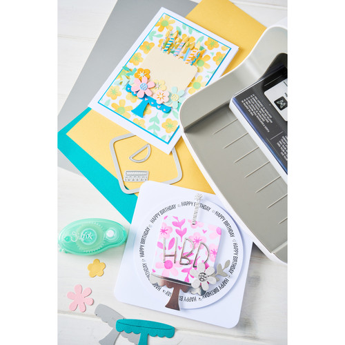 Sizzix Thinlits Die Set 15PK w/2PK Stencils Set-Let's Eat Cake! - 5A003S5V-1HP0C