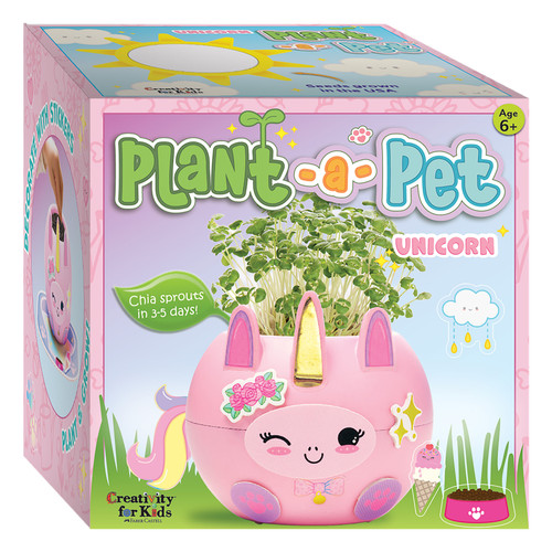 Creativity for Kids Plant-a-Pet Kit-Unicorn - 5A0029Z0-1GDDR - 092633320884