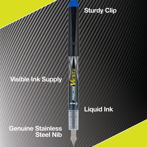 144 Pack - Pilot Varsity Disposable Fountain Pen-Blue - 5A0031P5-1H38N