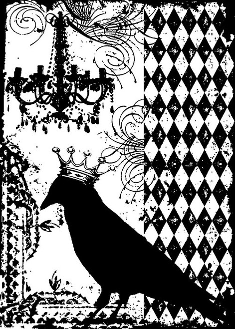 3 Pack - Tim Holtz Cling Stamp-Blackbird - 5A00399M-1H8G3 - 732388247332