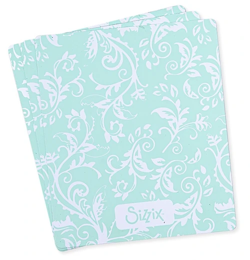 2 Pack - Sizzix Printed Magnetic Sheets 6.75"X5.75" 3/Pkg-Mint Julep - 664893