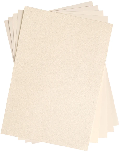 Sizzix Surfacez Opulent Cardstock Pack 8"X11.5" 50/Pkg-Ivory - 664535