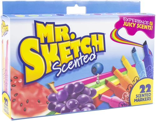 Mr.Sketch Scented Marker Set 22/Pkg-Chisel - 2054594