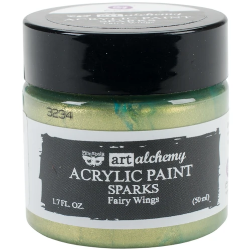 3 Pack - Finnabair Art Alchemy Sparks Acrylic Paint 1.7 Fluid Ounces-Fairy Wings - AASAP-64078 - 655350964078