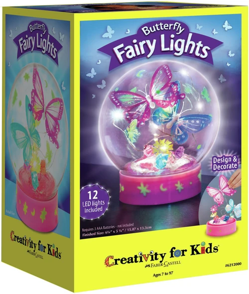 Creativity For Kids Butterfly Fairy Lights Kit- - 6212000