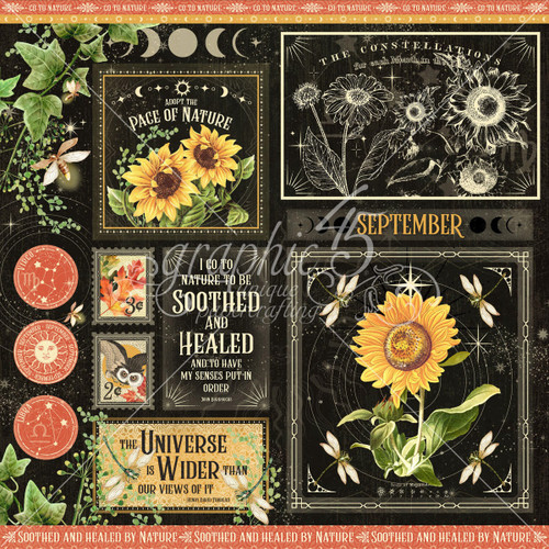 15 Pack - Life Is Abundant Double-Sided Cardstock 12"X12"-September - LIA12-02771