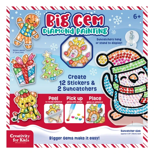 Creativity For Kids Big Gem Diamond Painting-Holiday - 6273000 - 092633315101