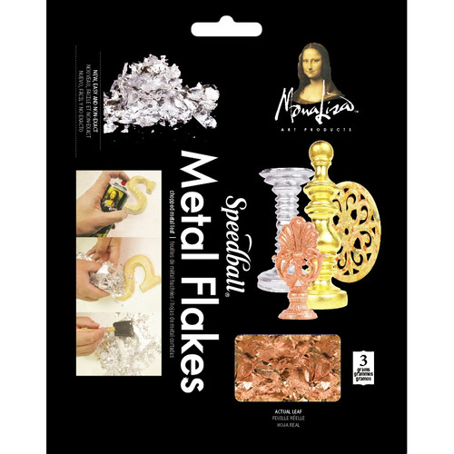2 Pack - Mona Lisa Metal Leaf Flakes 3g-Copper - 0010011 - 081093100112
