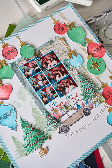 Sizzix Famelits Die & Stamp Set By 49 And Market 32/Pkg-Trees And Trinkets - 5A003234-1H3QP