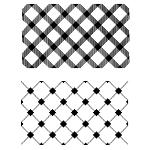 Sizzix Clear Stamp Set By 49 And Market 2/Pkg-Tartan - 5A00322B-1H3RD