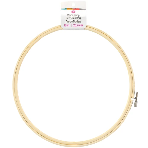 3 Pack - CousinDIY Natural Wood Hoop-10" - 00937 - 191648097214