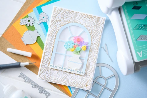 Sizzix 3D Textured A5 Embossing Folder By Eileen Hull-Lacy Leaves - 5A00322W-1H3QN