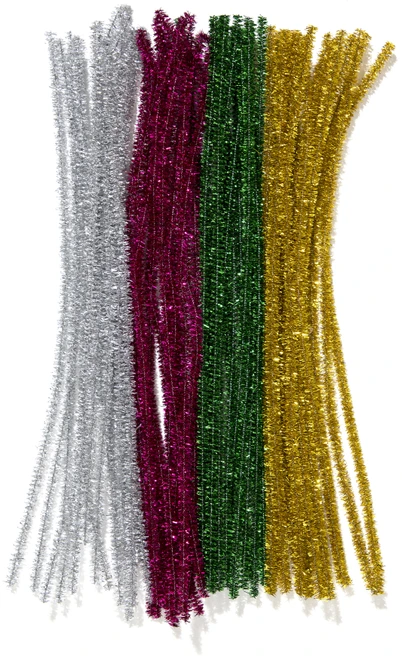 3 Pack - CousinDIY Tinsel Stems 6mmx12" 60/Pkg-Christmas - 40000897