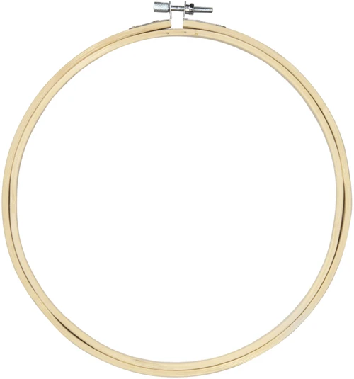 6 Pack - CousinDIY Natural Wood Hoop-8" - 00935
