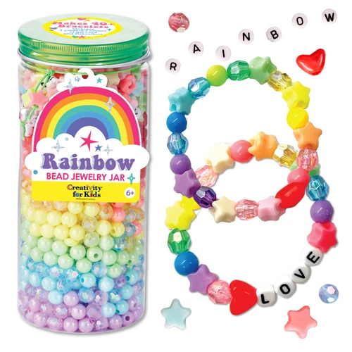 Creativity for Kids Bead Jewelry Jar-Rainbow - 5A0029Z3-1GDDN