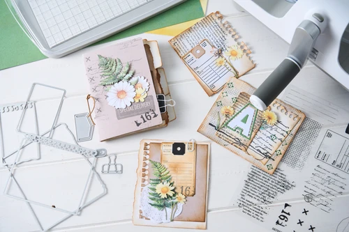Sizzix Clear Stamp With Framlits Die By 49 & Market 10/Pk-Creative Combos - 5A003DJJ-1H9QY
