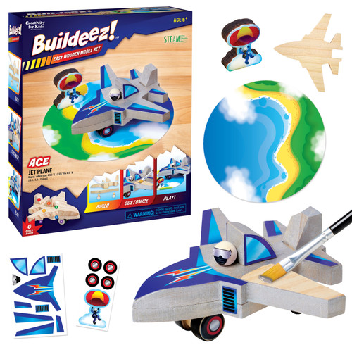 Creativity for Kids Buildeez!(TM) Kit-Jet Plane Ace - 5A0029YV-1GDDP