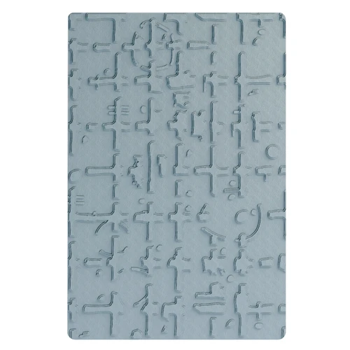Sizzix Multi-Level Embossing Folder By Seth Apter-Grid Graph - 5A003236-1H3R2