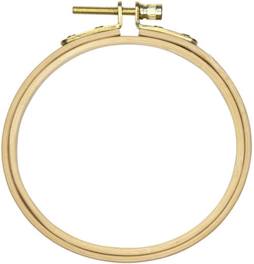 6 Pack - CousinDIY Natural Wood Hoop-4" - 00931